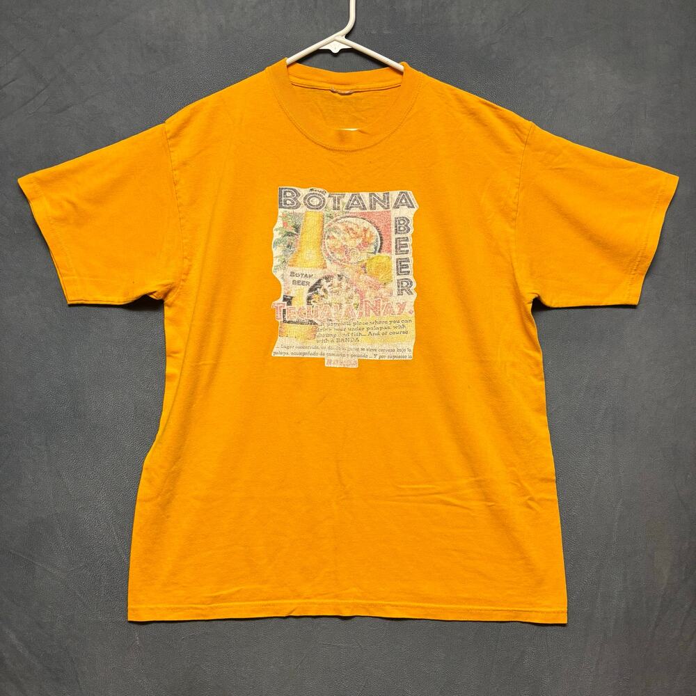 Botana Beer Shirt Tecuala, Nay Banda Handmade Nayarit Double Sided Mexico Drinks